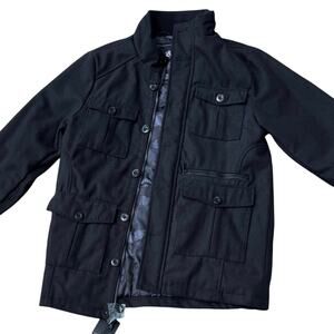 NWT Rock & Republic men’s S wool blend bomber military field jacket Six pockets!